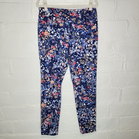 Chico's Denim - Chico's Women's Size 10 Jeans Tossed Petals Pull On Jegging